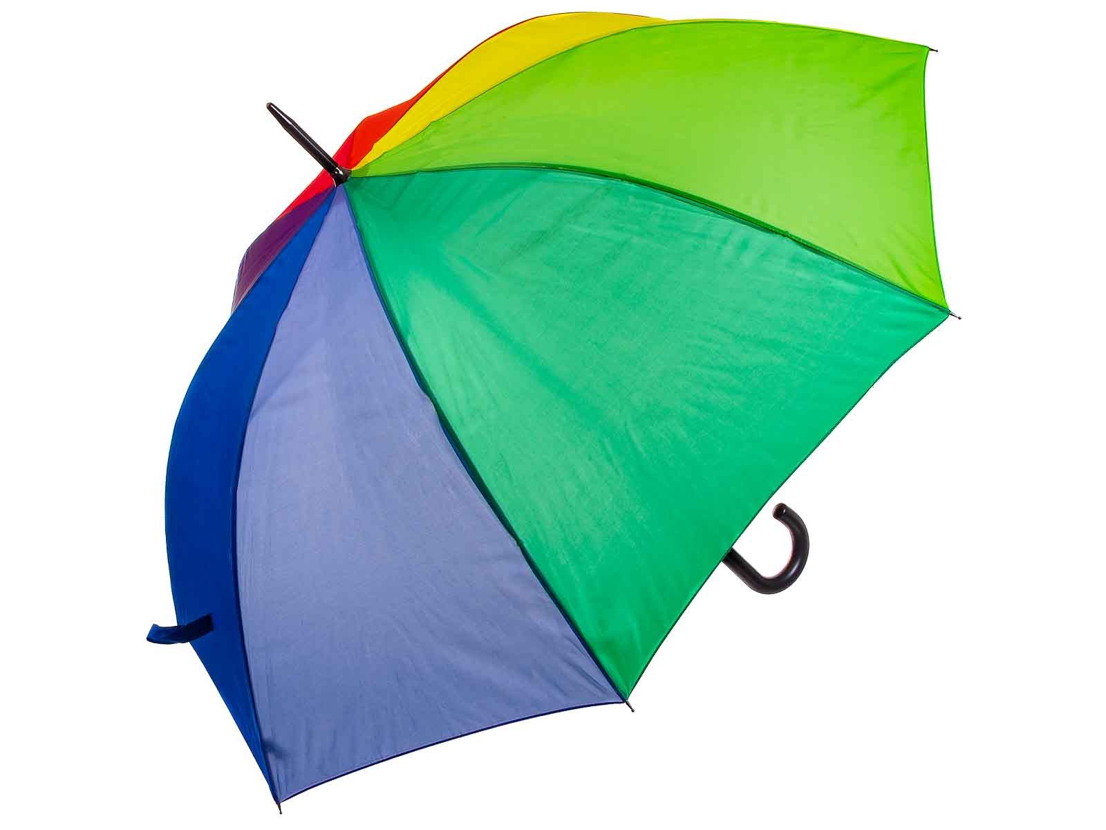 HAPPY RAIN Stockregenschirm Golf AC Stockschirm Manual Partnerschirm Ø ca. 110 cm uni, leicht