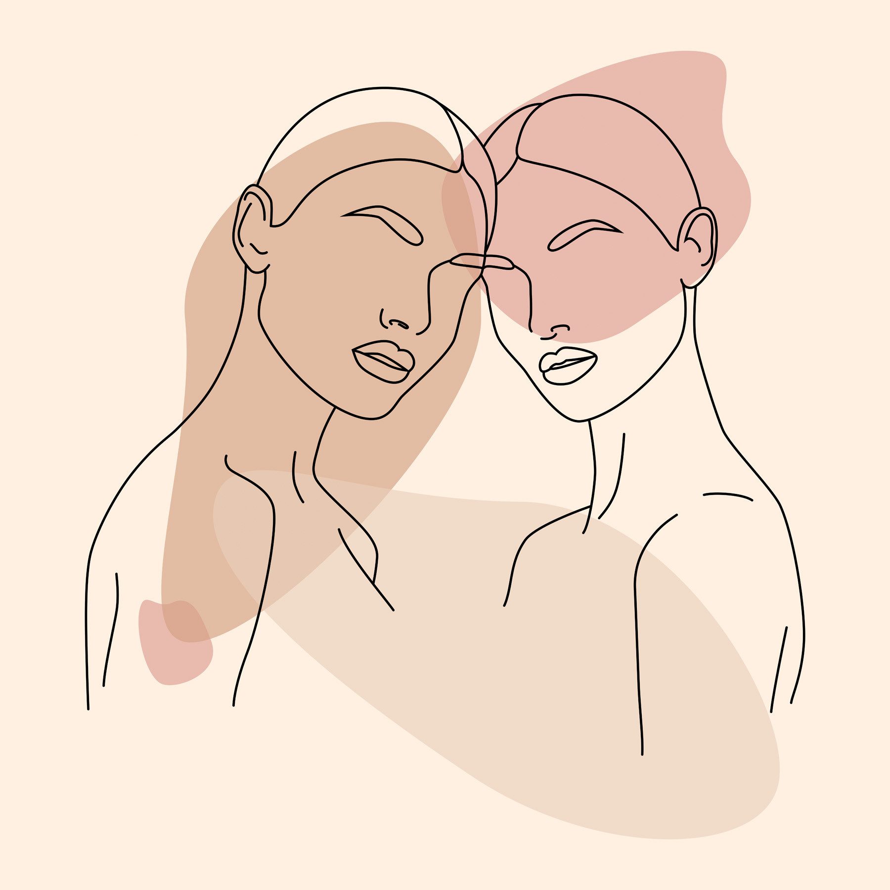 A.S. Création Leinwandbild Leinwand Silhouette 40 x 40 cm