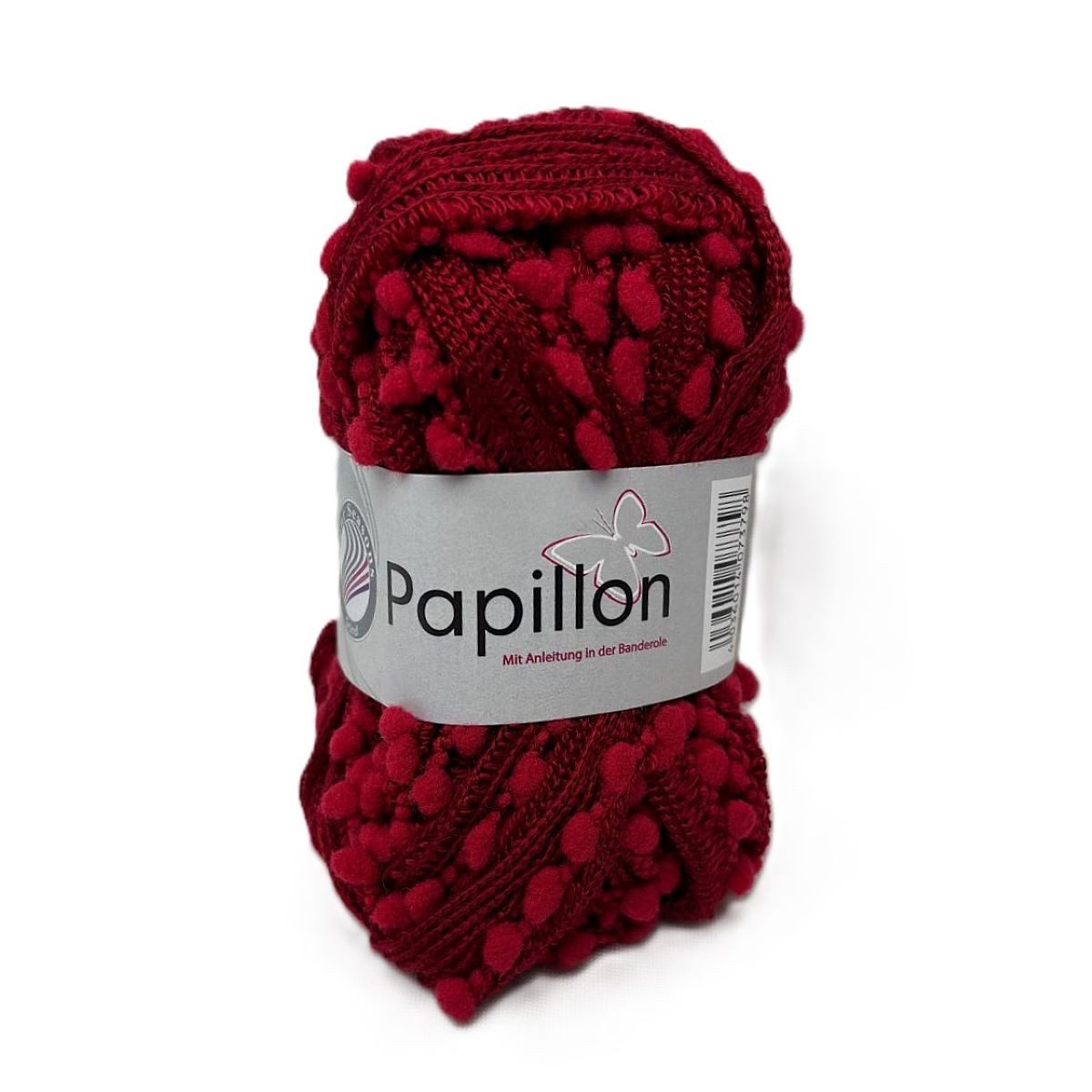 Gründl Häkelwolle Papillon Uni 50g Knäuel Rüschengarn Häkelwolle, 12 m (Knäuel, 1), 8 Farben