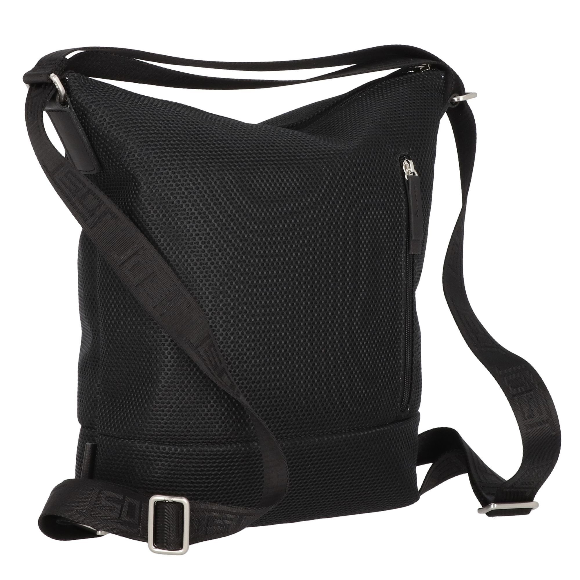 Jost Schultertasche Mesh, Polyester schwarz