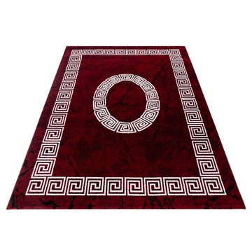 Teppich Kurzflor Teppich Pago Rot, Teppich Boss, Läufer, Höhe: 6 mm