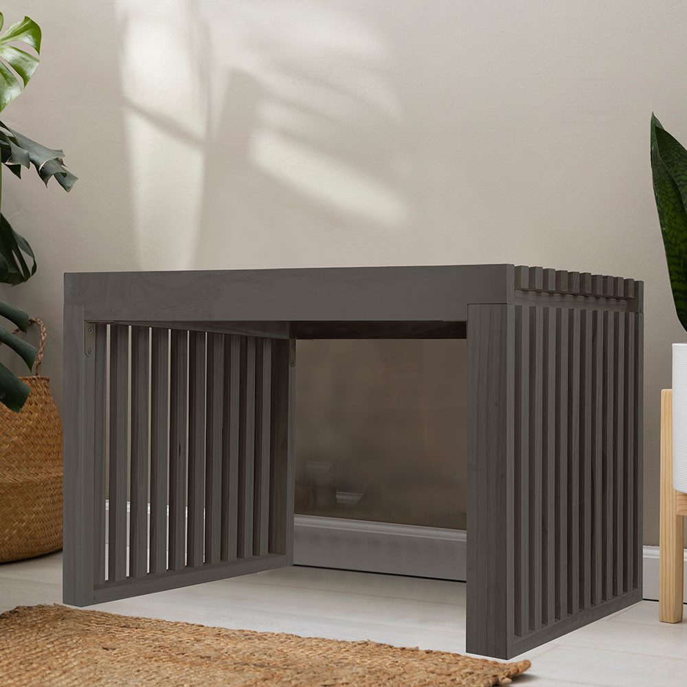 HOME DELUXE Sitzbank aus Holz LORA - 78 x 40 x 42 cm, Kiefernholz, Lamellen günstig online kaufen