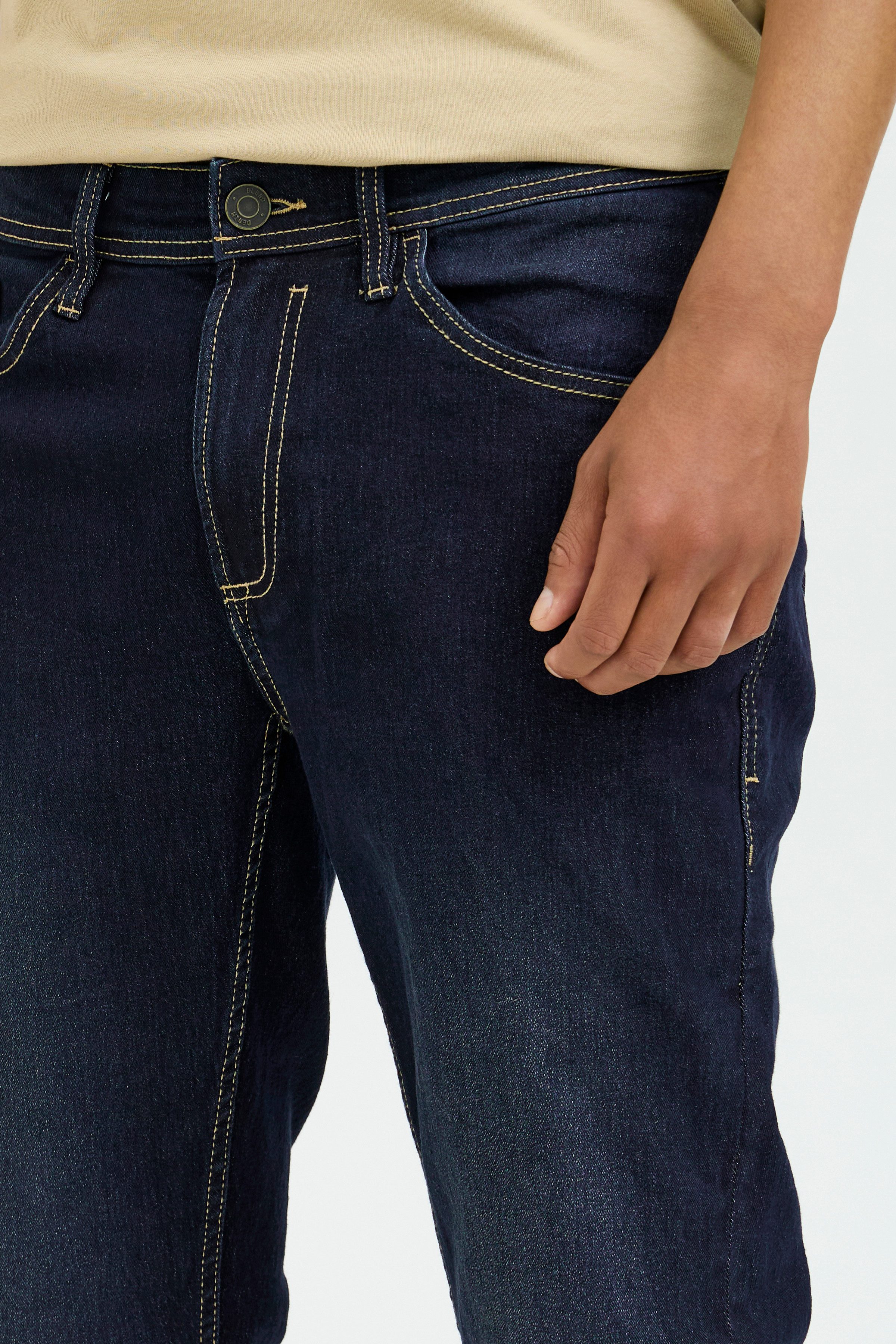 Blend 5-Pocket-Jeans BL-Jeans Twister fit Regular Fit, mit Abriebeffekten