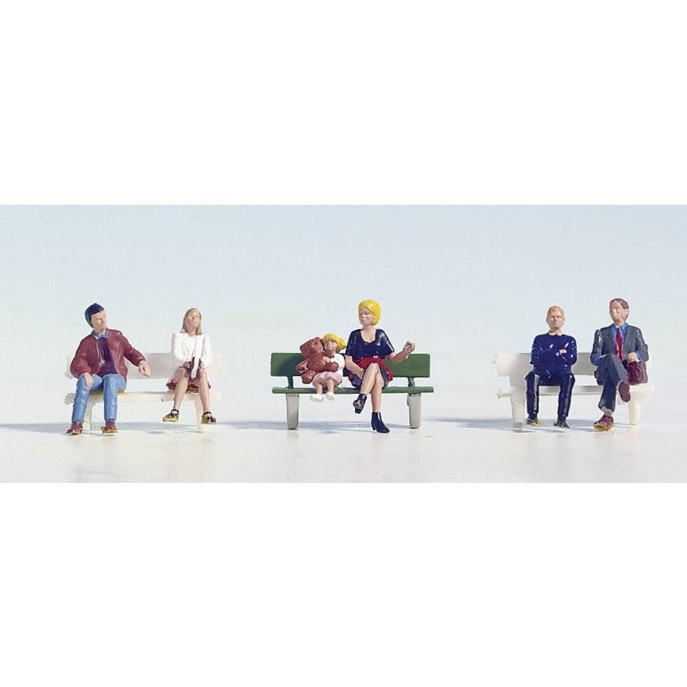 NOCH Modelleisenbahn-Figur H0 Figuren Sitzende 15530