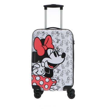 Disney Kinderkoffer Disney Minnie Maus 2 tlg Set Mädchen Trolley Strandtuch 70x140 cm, 4 Rollen