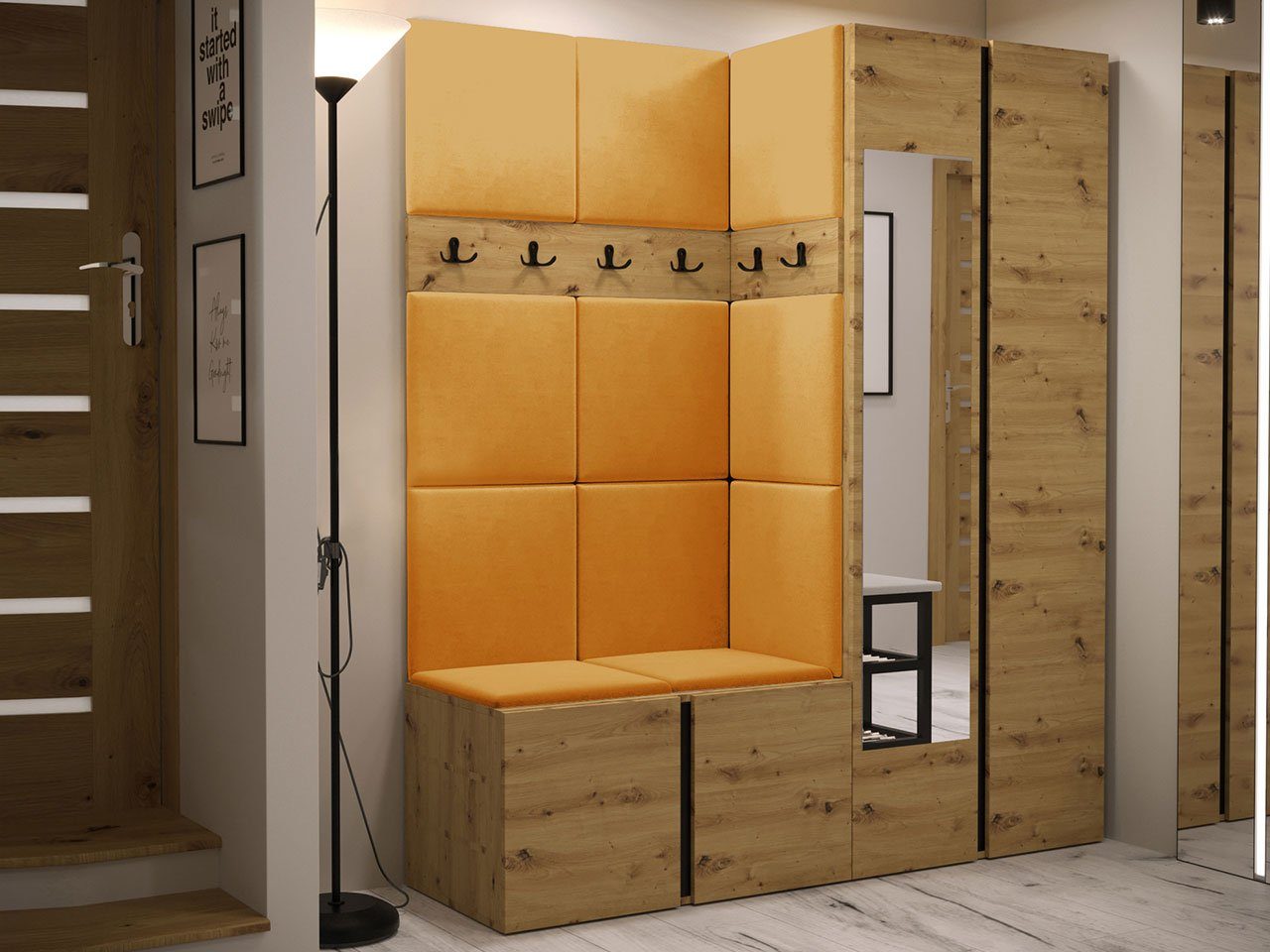 MIRJAN24 Garderoben-Set Orion XII, (Komplett-Set, Schrank, günstig online kaufen