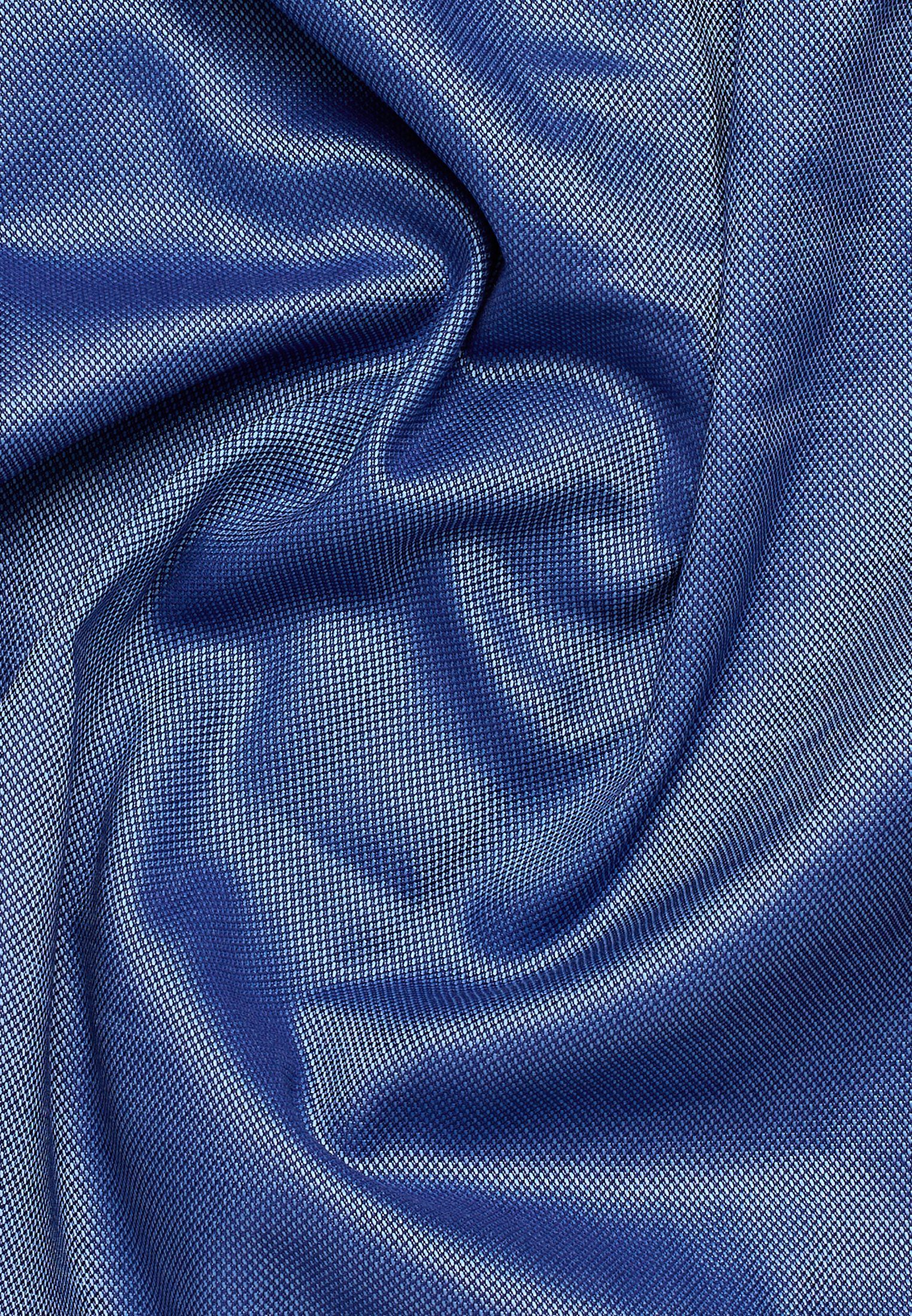 Eterna FIT MODERN blau Langarmhemd