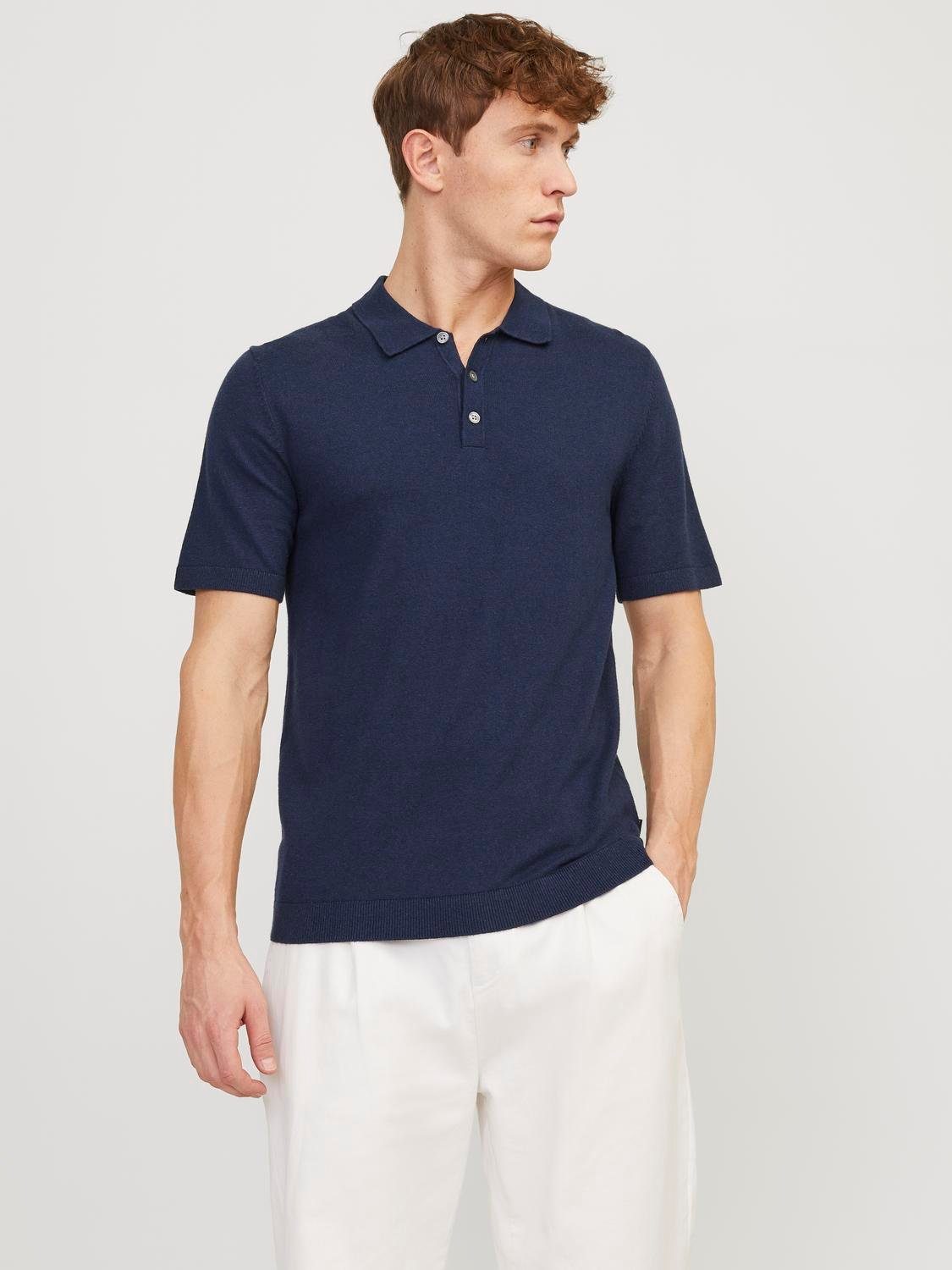 Jack & Jones Poloshirt JJEEMIL KNIT günstig online kaufen