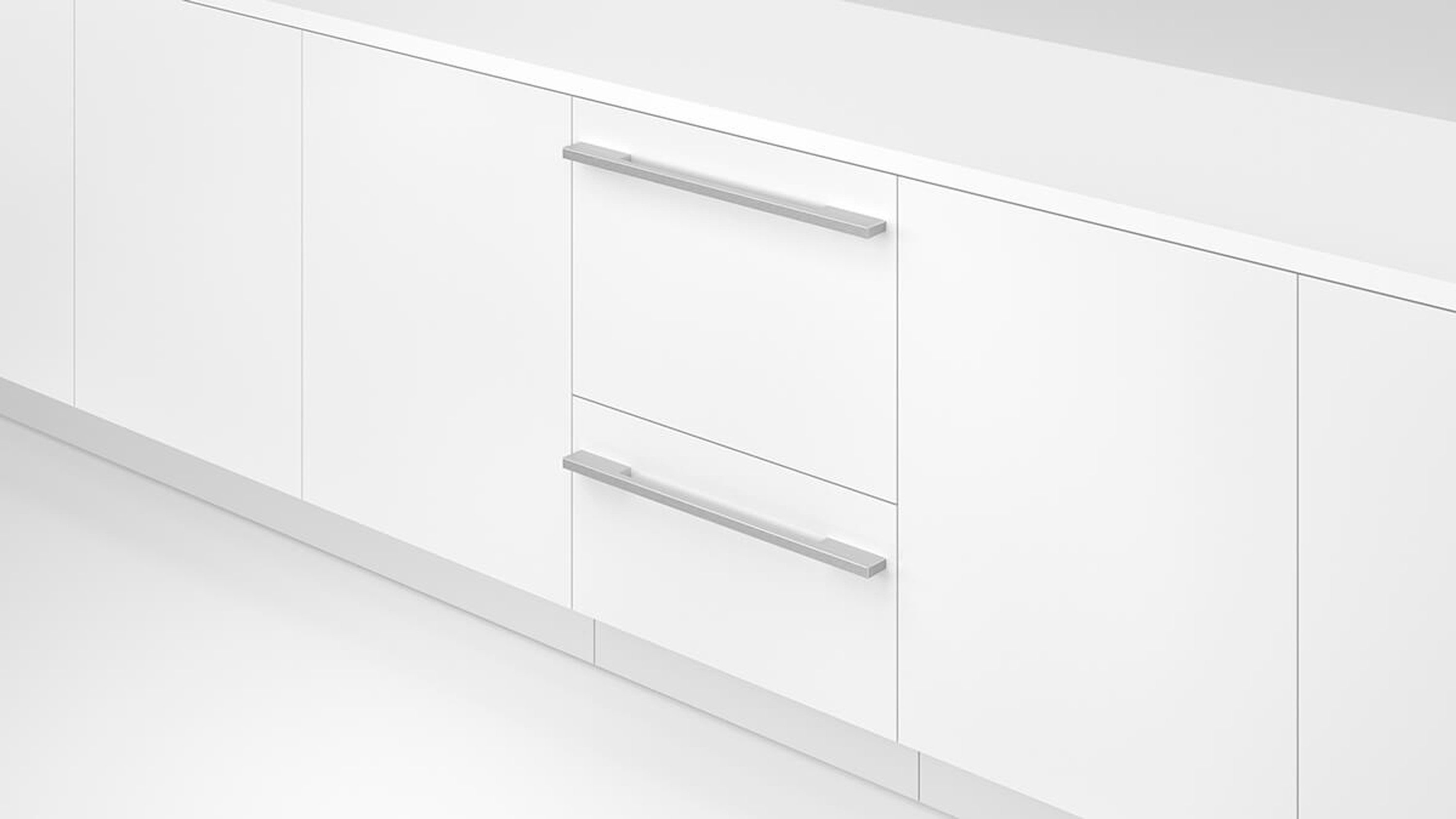 Fisher & Paykel vollintegrierbarer Geschirrspüler Serie 11 DD60DTX6HI1, 6.4 l, 12 Maßgedecke, Integrierte Schublade-Doppelspülmaschine