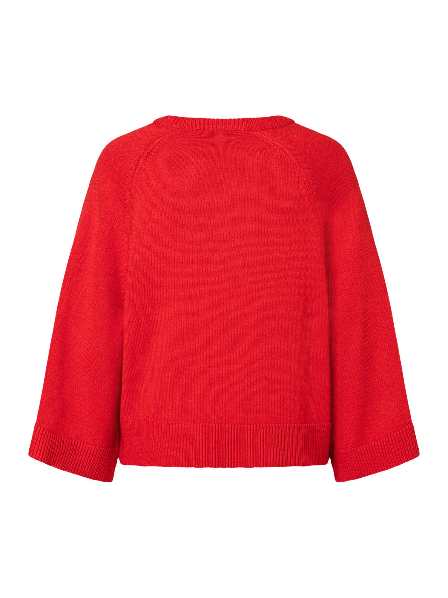 MORE&MORE Rundhalspullover kurzer 3/4 Arm Pullover, weit