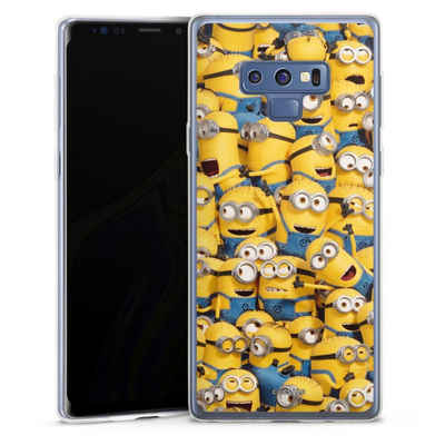 DeinDesign Handyhülle Minions Muster Ich – Einfach unverbesserlich Minions Pattern, Samsung Galaxy Note 9 Slim Case Silikon Hülle Ultra Dünn Schutzhülle