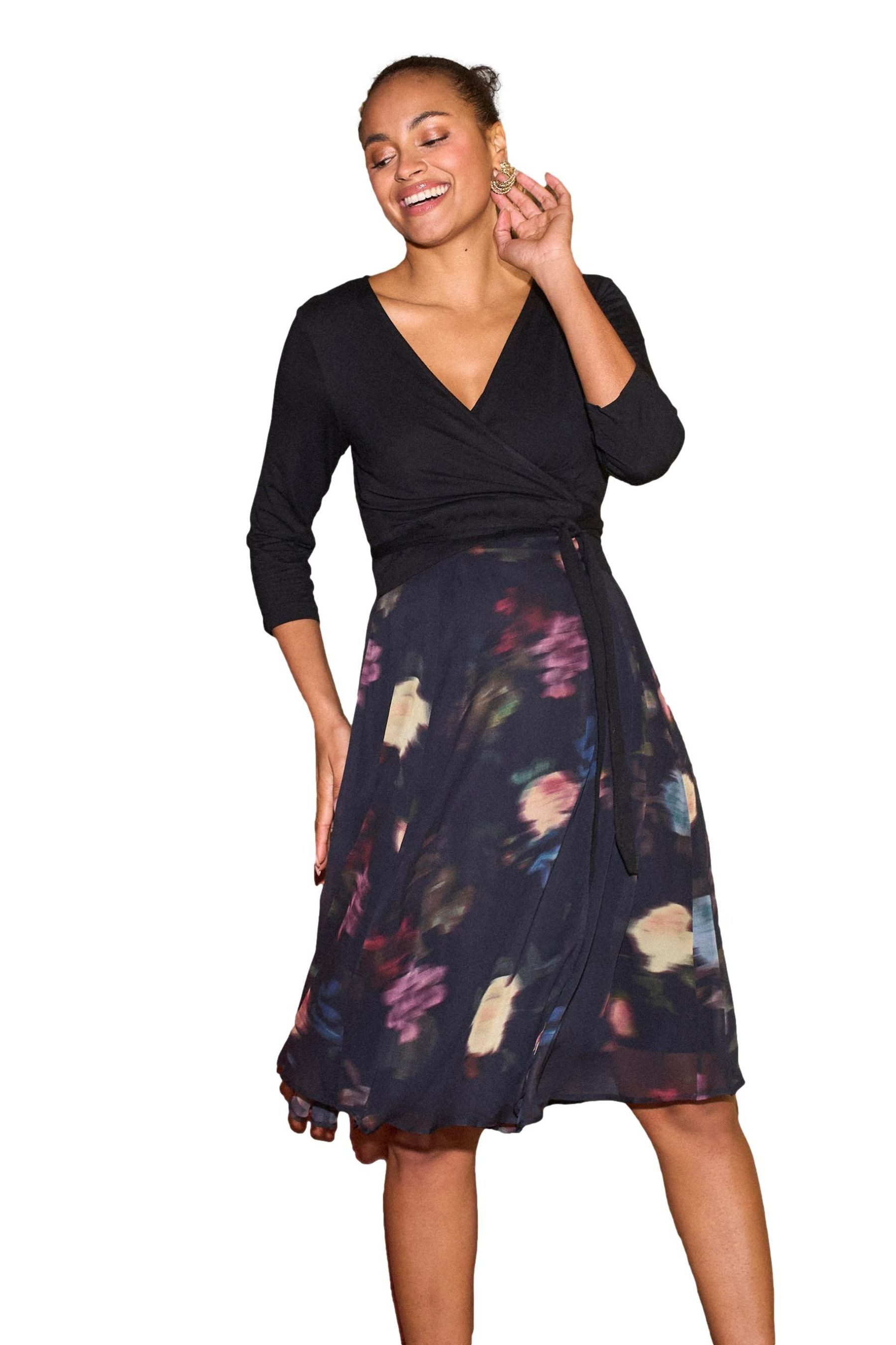 Seraphine Wickelkleid Seraphine Premium Umstands- und Still-Wickelkleid (1-tlg)