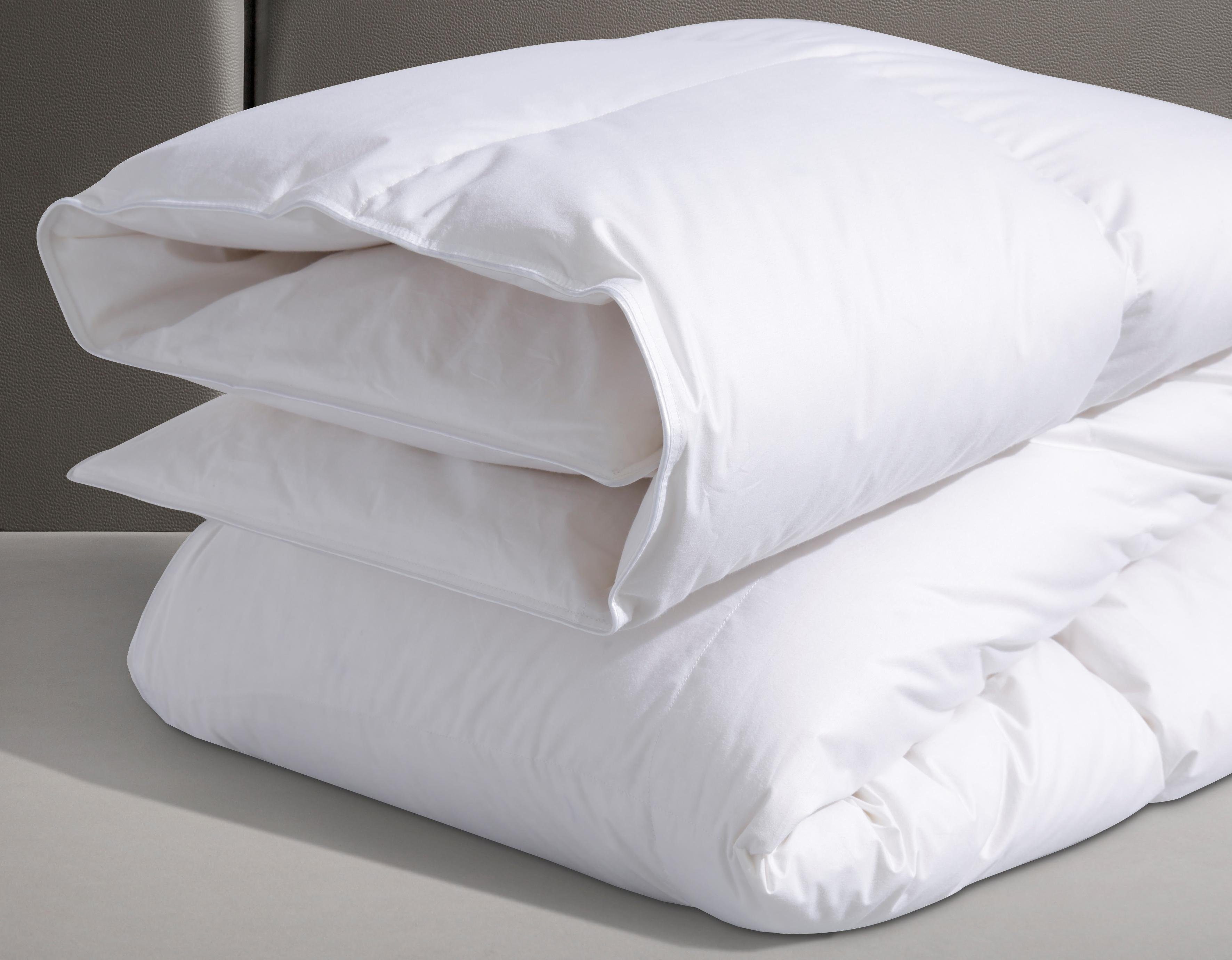 Haeussling Daunenbettdecke Swiss Royal, Bettdecken für Sommer und Winter, Ganzjahresdecke, Decke, Füllung: 90% Daunen, 10% Federn, Bezug: 100% Baumwolle, Bettde – Bild 4 von 5