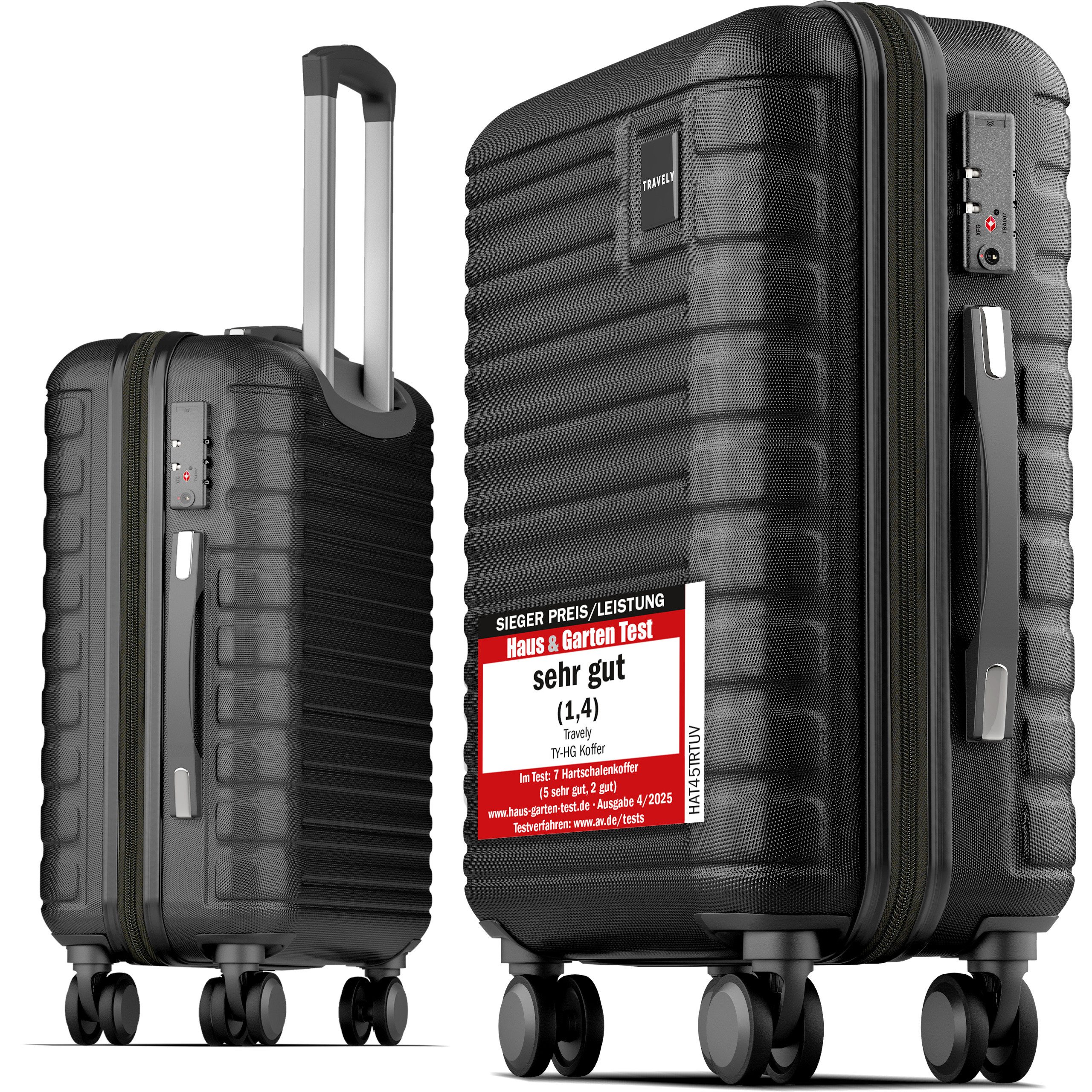 Travely Koffer, 4 Rollen