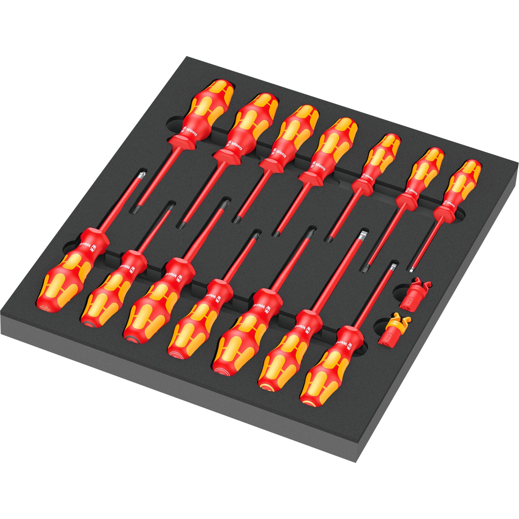 Schraubendreher Wera 9711 Schaumstoffeinlage VDE