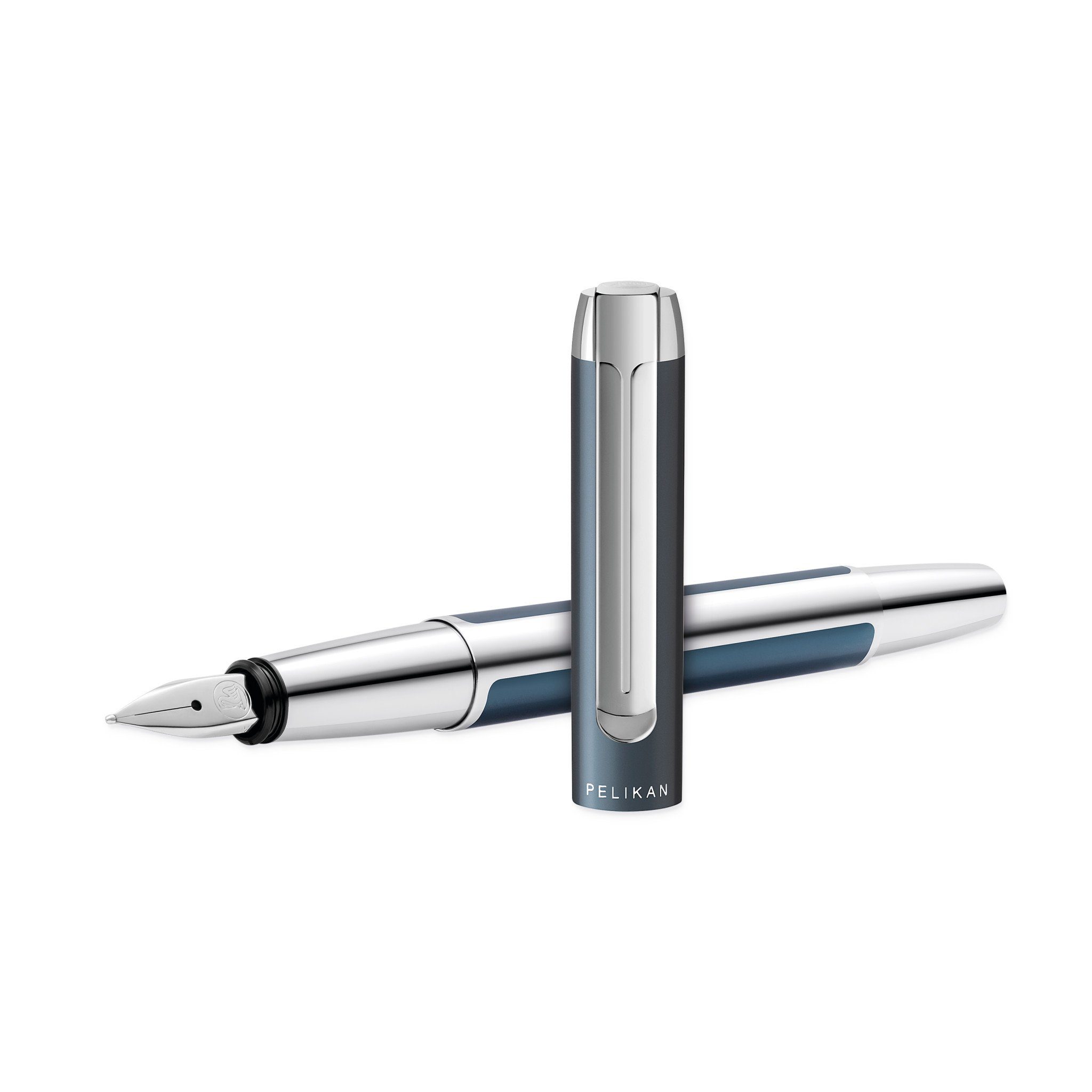 Pelikan Zeichenkohle Pelikan P40 Pura Füllhalter - Feder B - Petrol