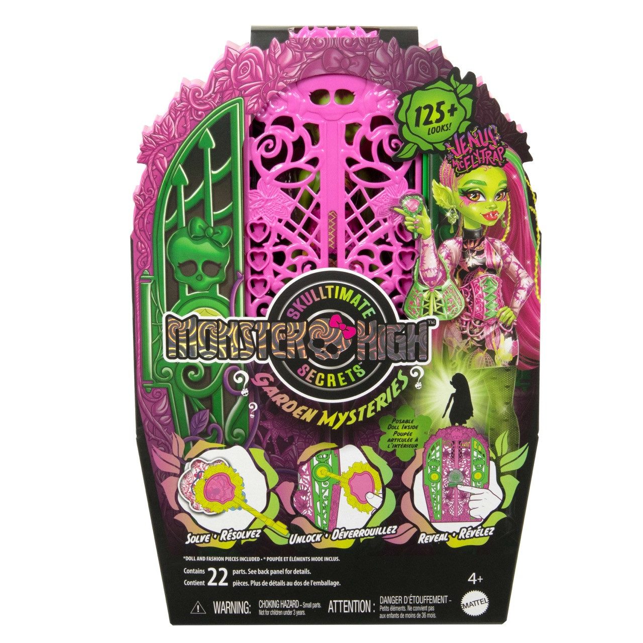 Mattel® Anziehpuppe Mattel HYT75 - Monster High Verborgene Schätze Monster Mysteries Venus