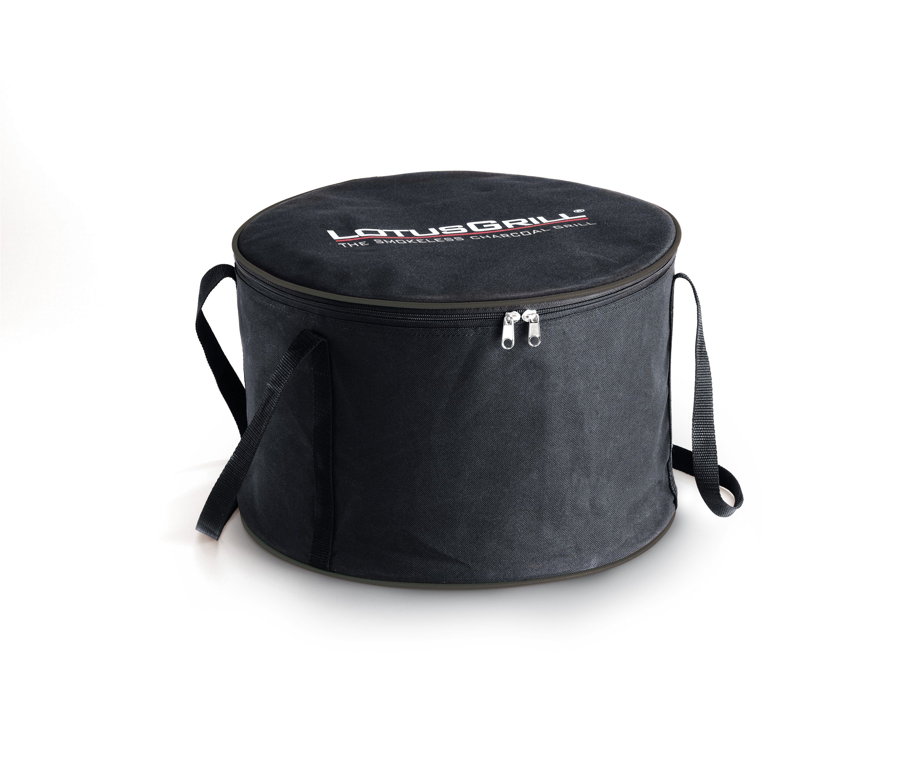 LotusGrill Holzkohlegrill LotusGrill XL Starter-Set 5 tlg XL Grill Pflaumenlila mit USB-Anschluß