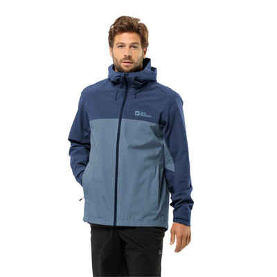 Jack Wolfskin Funktionsjacke WEILTAL 2L JKT M Kapuze: fest mit der Jacke verbunden