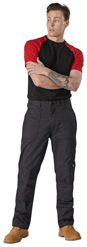 Dickies Arbeitshose FLEX-Action, Arbeitshose mit zahlreichen Taschen