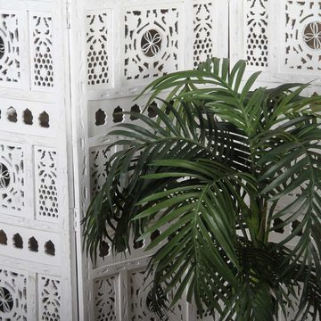Casa Moro Paravent Indischer Holz Paravent Ramez Handmade Raumteiler 3-teilig 152x182 cm, Spanische Wand PV5510