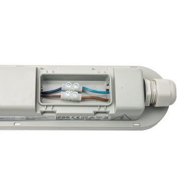 LED's light LED Deckenleuchte 2400332 LED-Feuchtraumleuchte, LED, 118 cm 30 Watt neutralweiß IP65