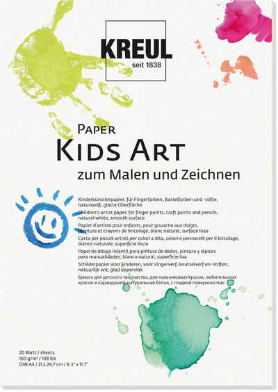 Kreul Bastelfilz Kreul Paper Kids Art 20 Blatt DIN A4