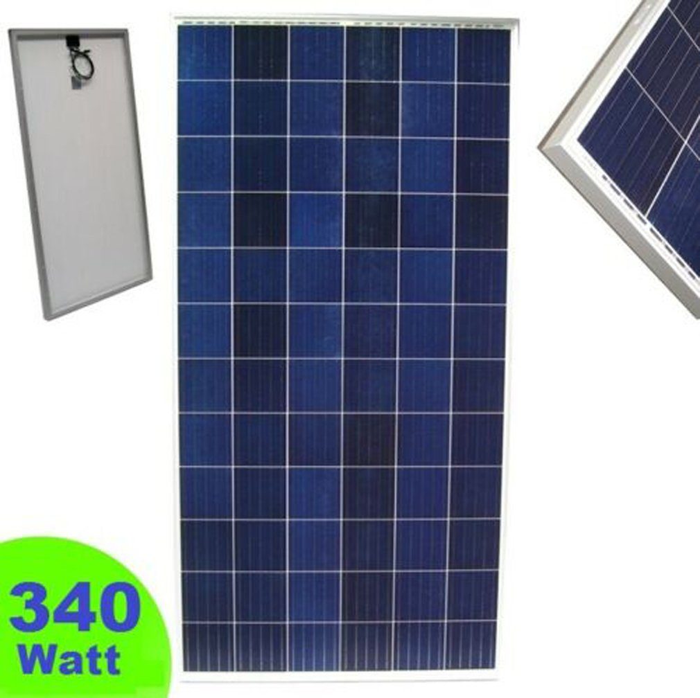 Solarmodul Poly Solarmodul Solarzelle 55418 12V 1 340W x Apex Photovoltaik 24V Solar