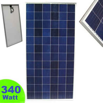 Apex Solarmodul 1 x Solarmodul 340W Poly Solarzelle 55418 Solar Photovoltaik 12V 24V