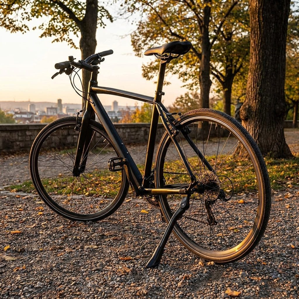 URSUS Fahrradständer Ursus Kunststofffuß King schwarz Stück Mittelbau Hinterbau