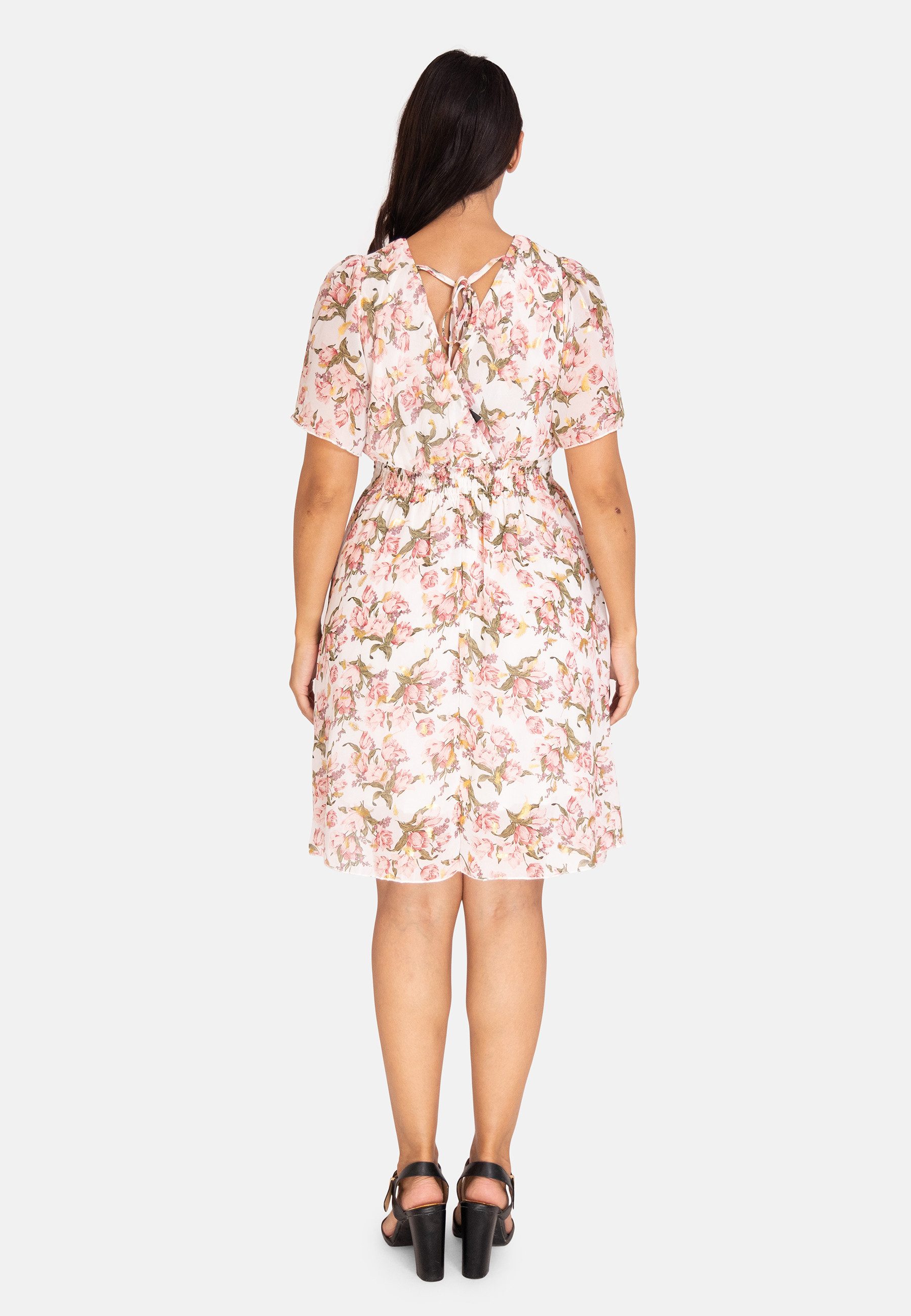 Elara Sommerkleid Sommer Kleid mit Muster