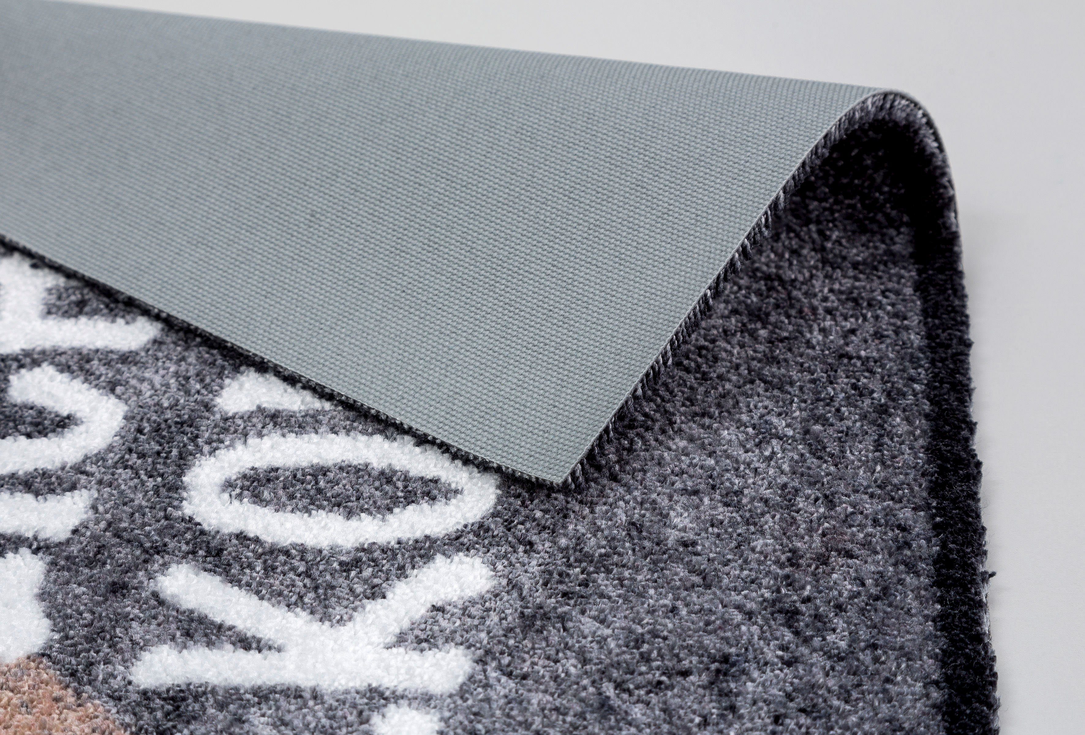 ASTRA Fußmatte Pure & Soft, rechteckig, Höhe: 7 mm, Schmutzfangmatte, mit Spruch, waschbar