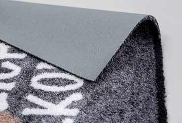 Fußmatte Pure & Soft, ASTRA, rechteckig, Höhe: 7 mm, Schmutzfangmatte, mit Spruch