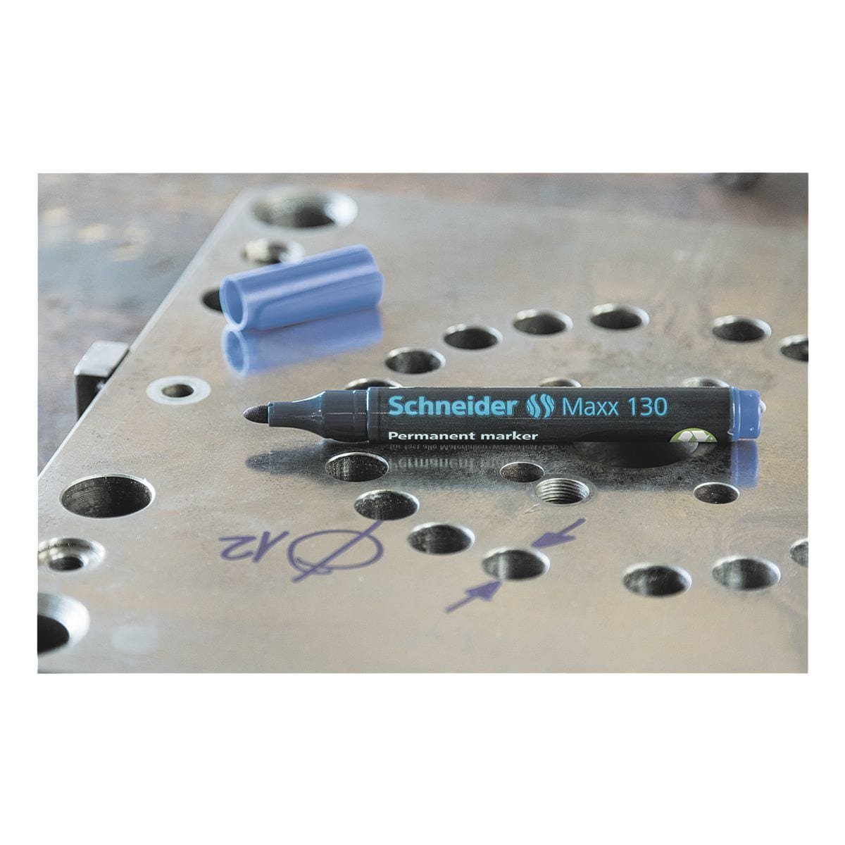 1,0 toluolfrei, Strichstärke: Permanentmarker Schneider 130, - 3,0 rot Maxx mm (1-tlg),