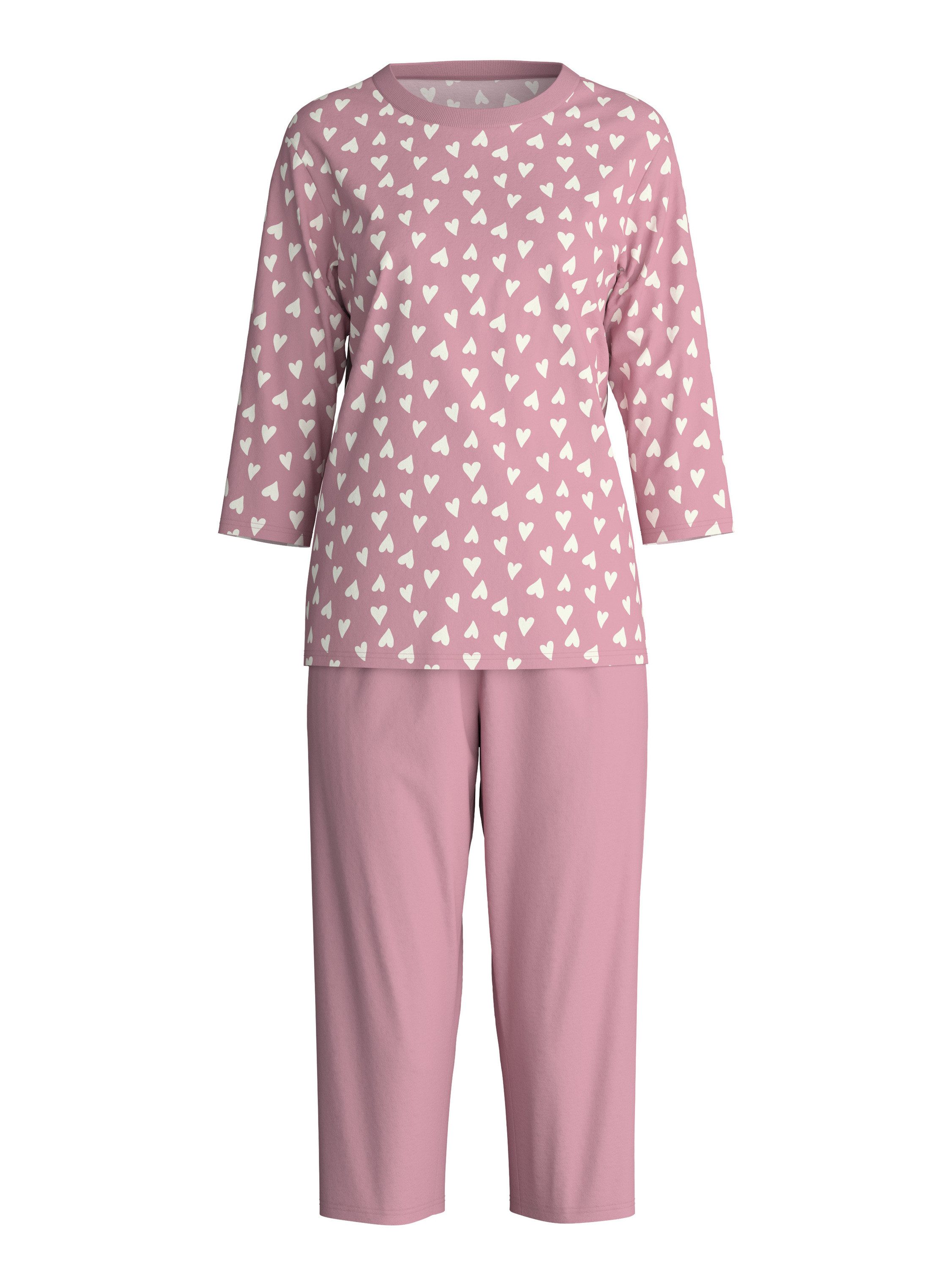 CALIDA Capri-Pyjama Cotton Special Damen (2 tlg) weich, leicht und bequem