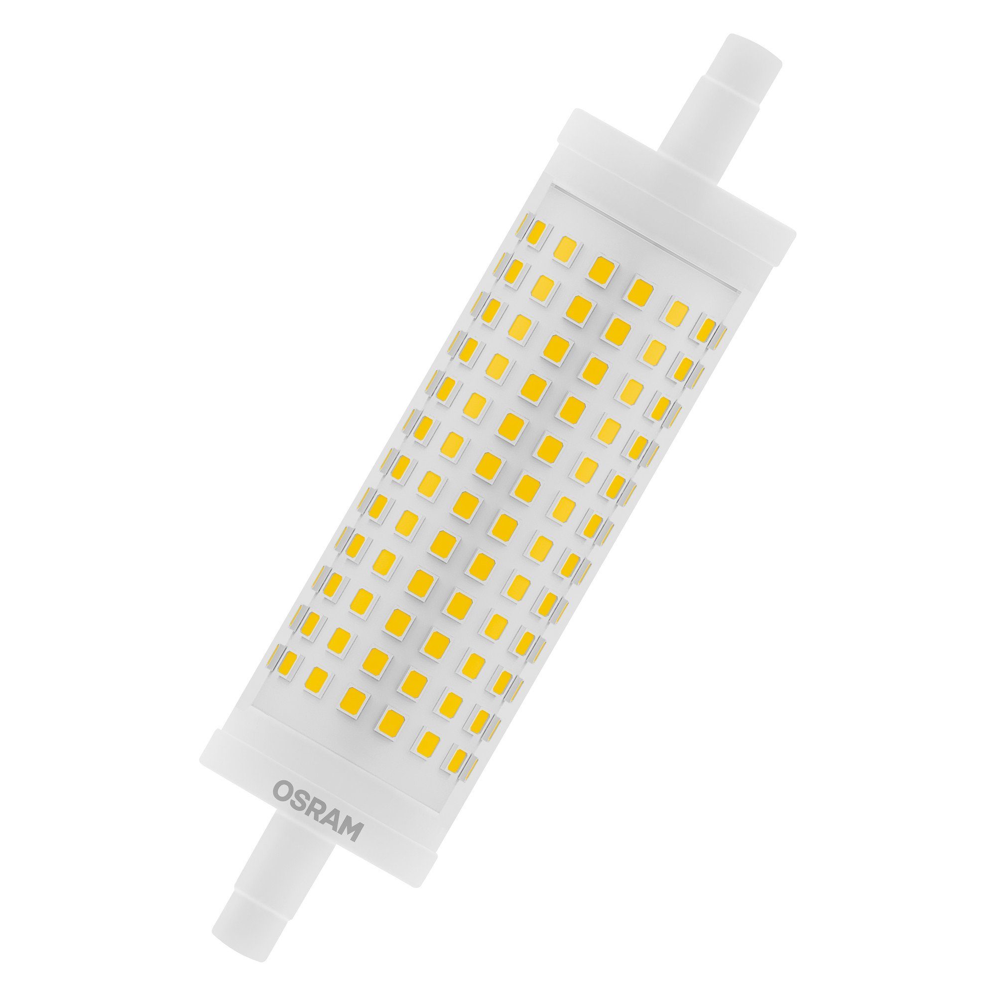 R7s LED-Leuchtmittel Osram 118 dimmbar, Lampe mm Warmweiß R7s, Superstar LED