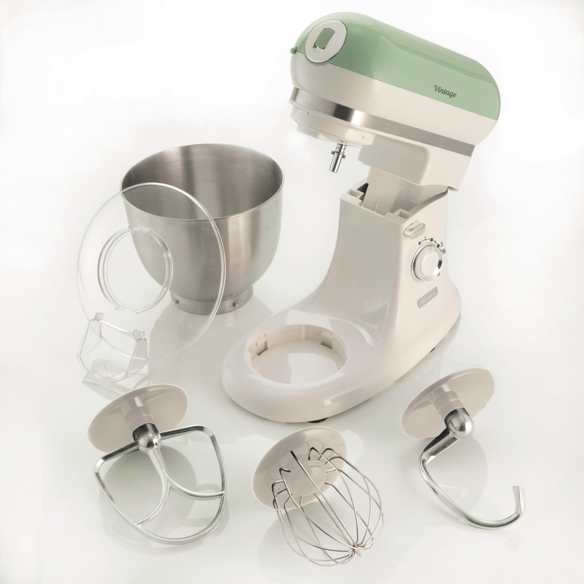 Ariete Küchenmaschine Vintage Green Küchenmaschine 1588, 1200 W, 5.5 l Schüssel