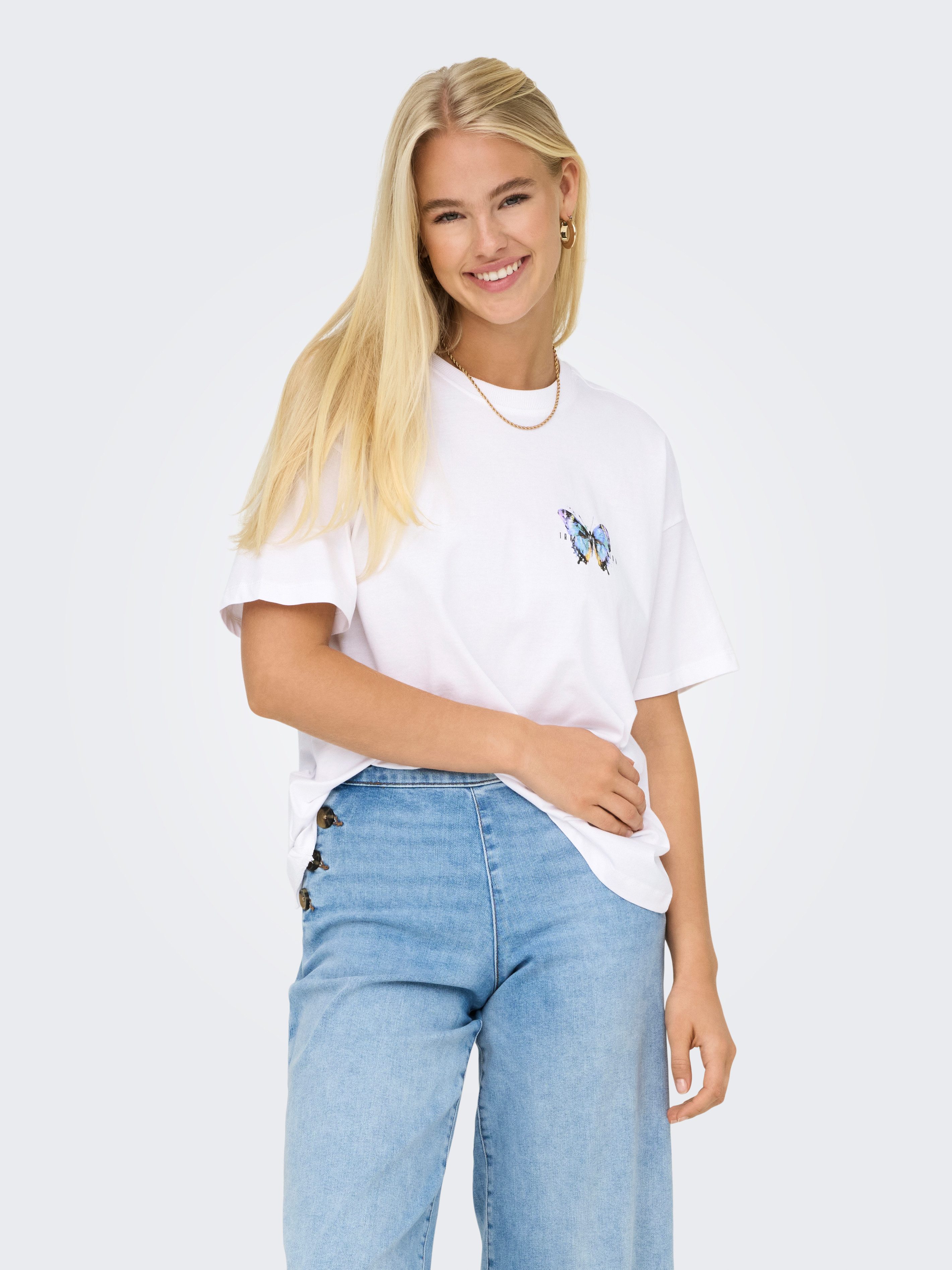 ONLY Kurzarmshirt ONLVIVVI LIFE S/S LOVELY günstig online kaufen