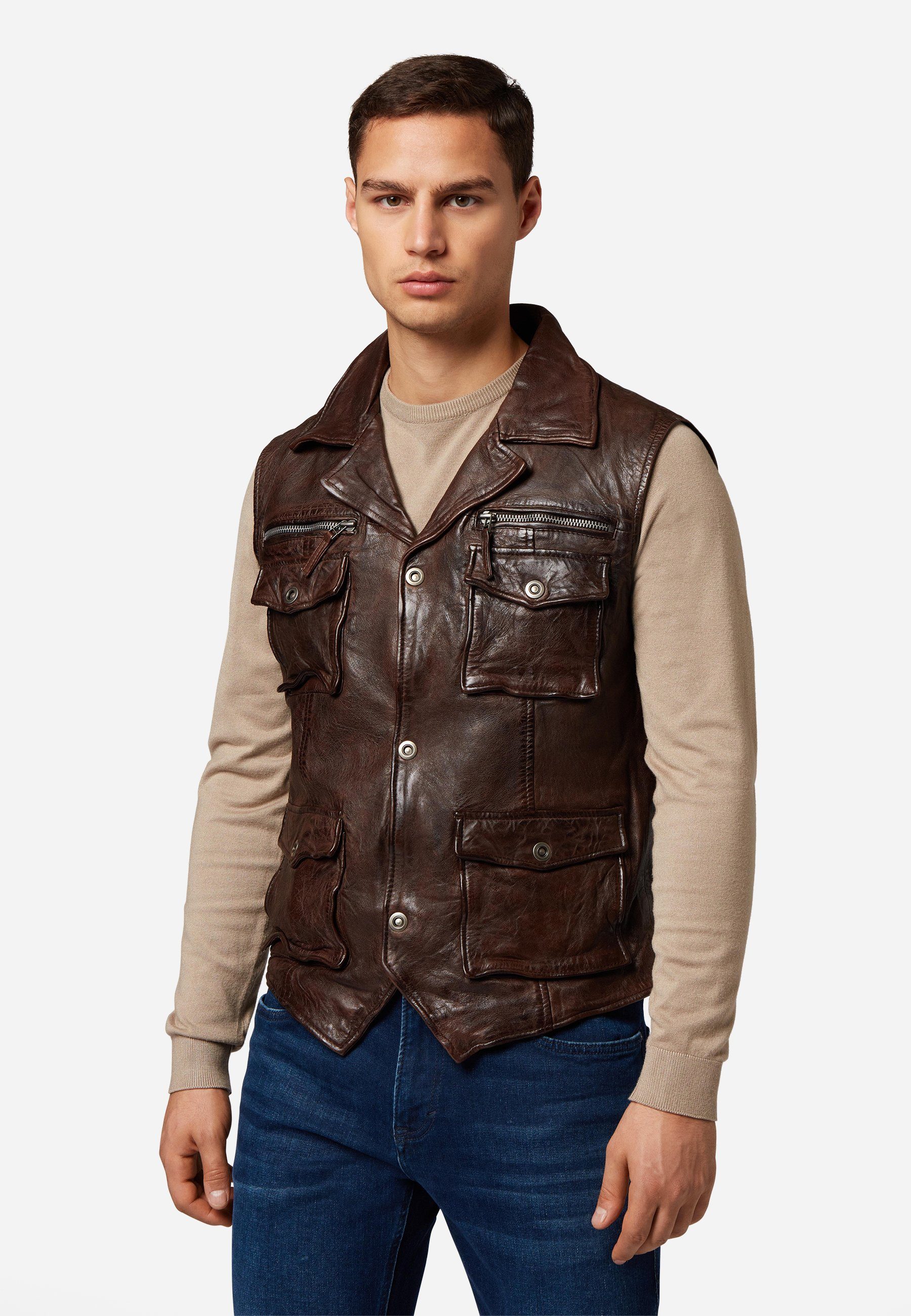 Lederweste SK Vest