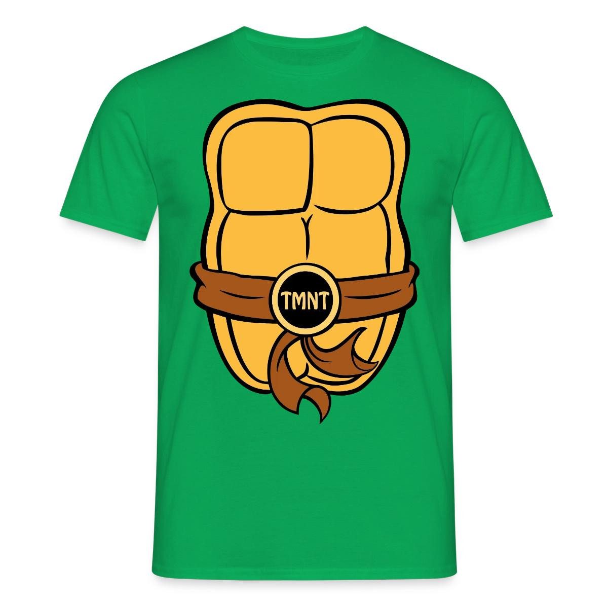 T-Shirt Teenage Mutant Ninja Turtles Kostüm Schildkröte Panzer Karneval Männer