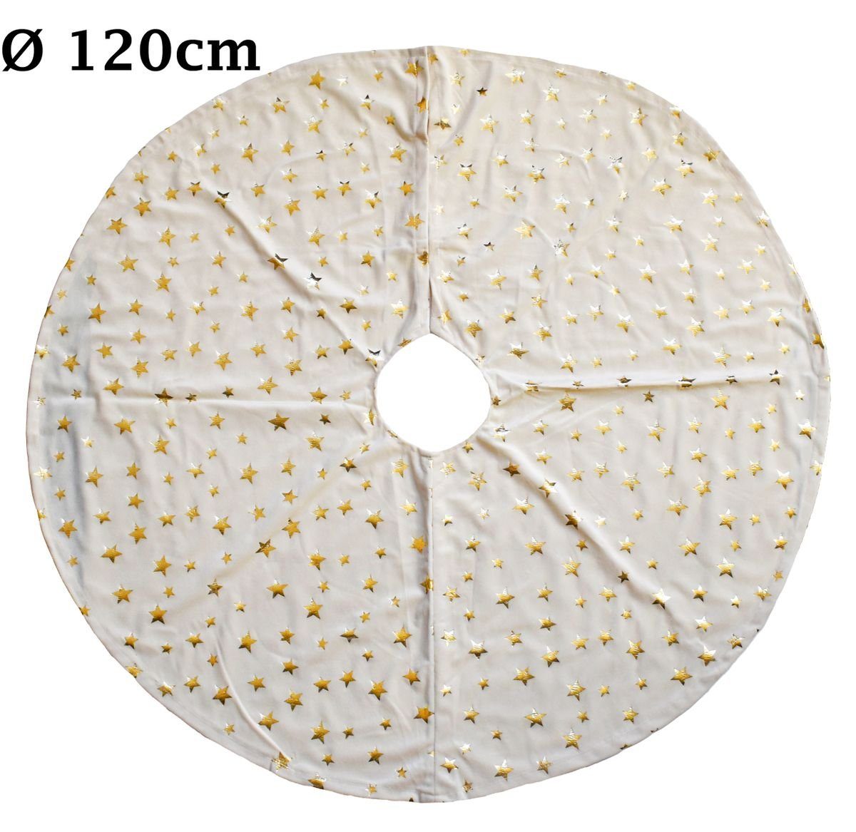 JACK Weihnachtsbaumdecke Kuschlige Christbaumdecke Rund Ø 120cm Weihnachtsb günstig online kaufen