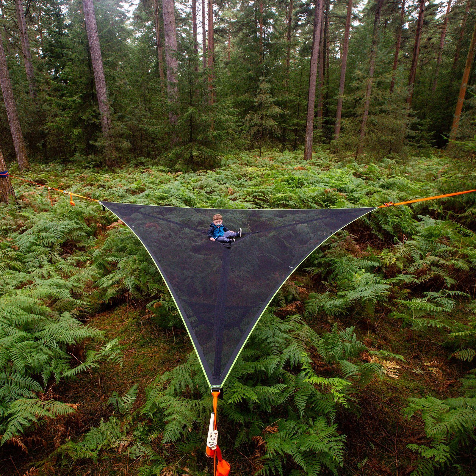 Hängematte XL Hängematte Outdoor Tentsile für Baumzelt Personen 3-6, Trillium Zubehör Doppel