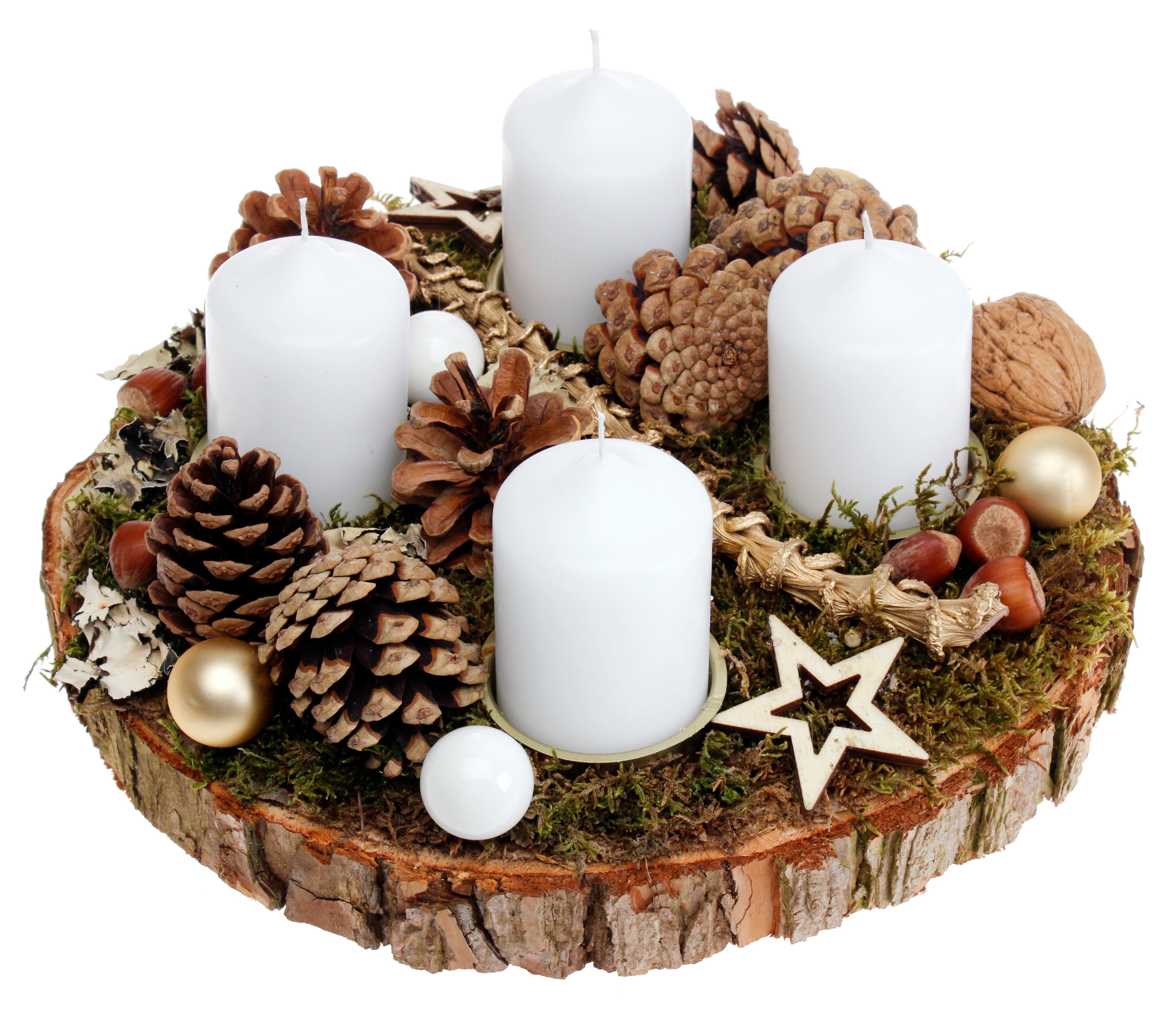 CreaFlor Home Dekokranz Natur, Durchmesser 27 cm günstig online kaufen