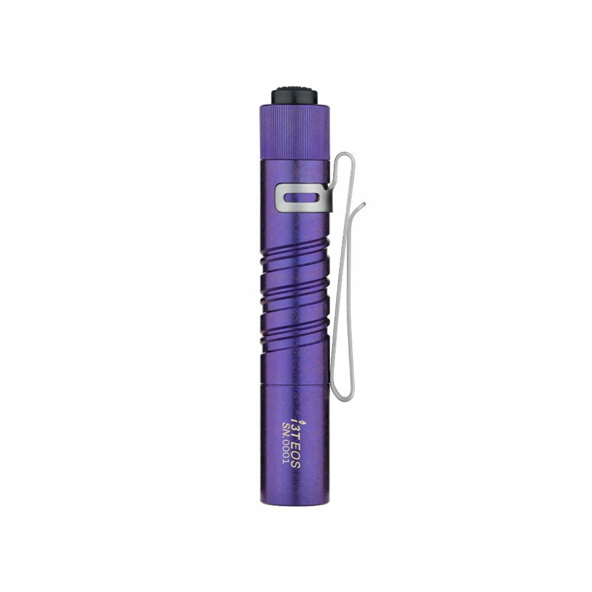 OLIGHT Taschenlampe I3T EOS Titan Lumen Mini 66m Schlüsselbund LED 180 Taschenlampe Eisblume Reichweite