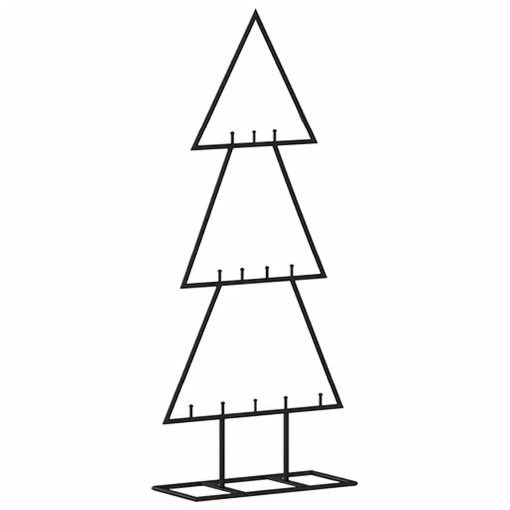 Metall-Weihnachtsbaum Deko vidaXL Weihnachtsbaum 60 Schwarz Künstlicher cm