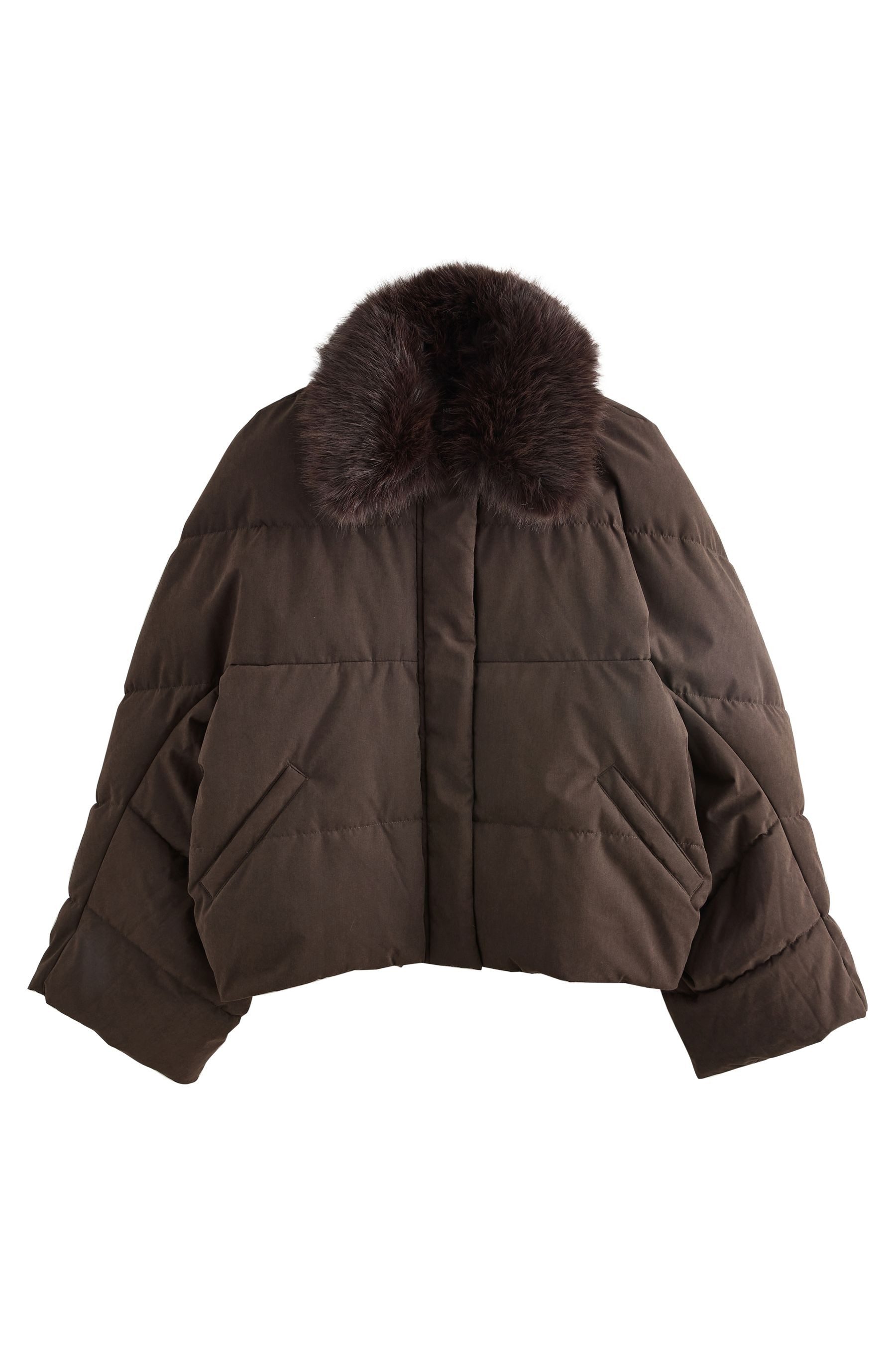 Next Kurzmantel Verkürzte Jacke mit Fledermausärmeln, Kurzgröße (1-tlg)