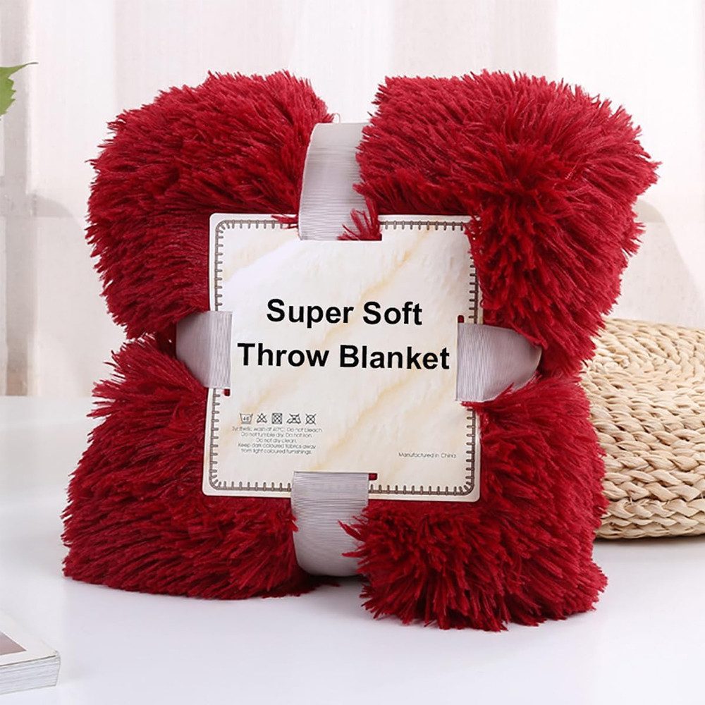 Wohndecke Kuscheldecke Flauschig,Ultraweiche Fleecedecke Leichte Warme Sofadecke, TUWENA, Wohn Kuscheldecke, Gemütliche Couchdecke, Atmungsaktiv & Pflegeleicht