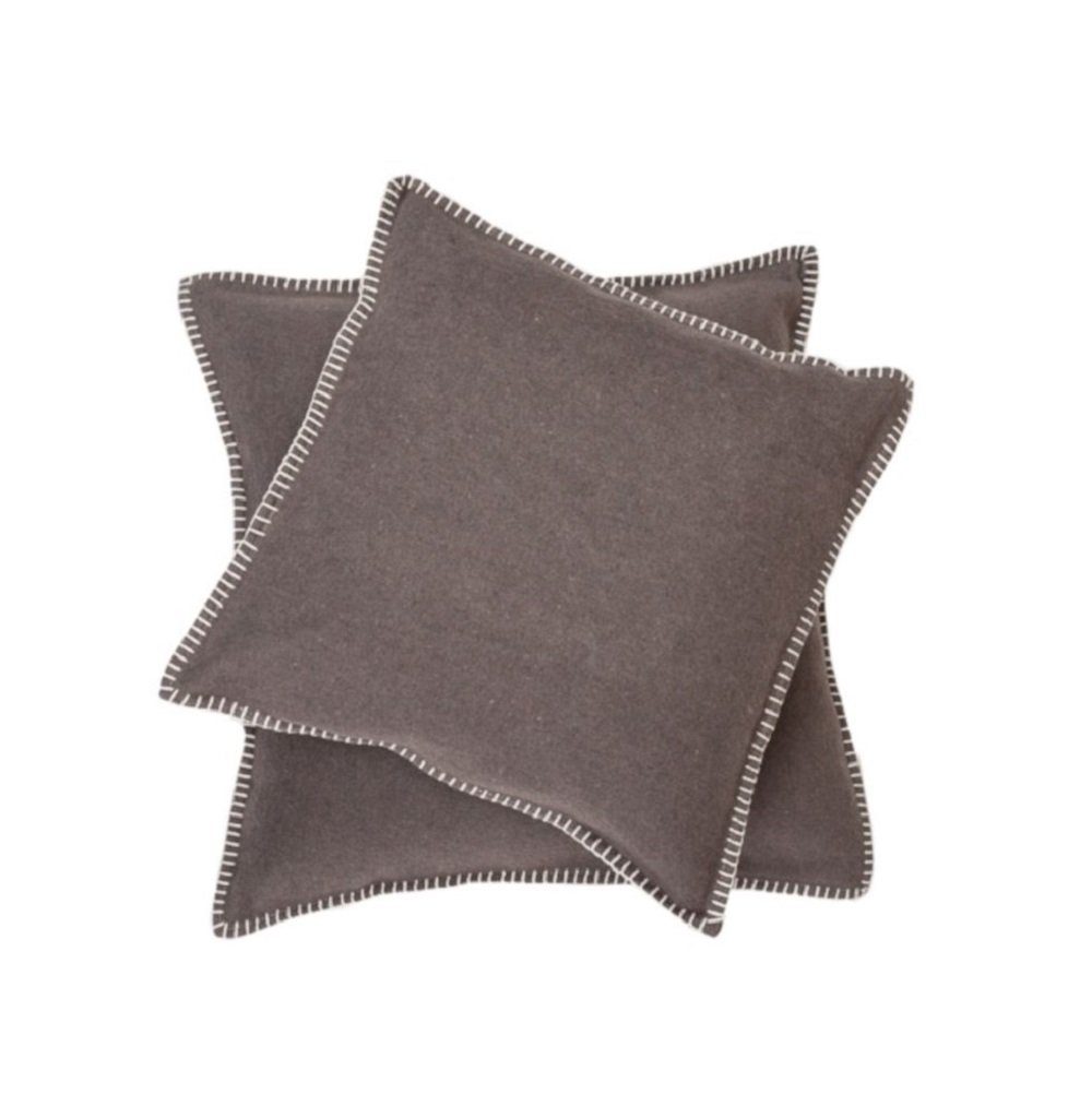 DAVID FUSSENEGGER Kissenbezug Kissenhülle Sylt 'Uni', Flanell günstig online kaufen