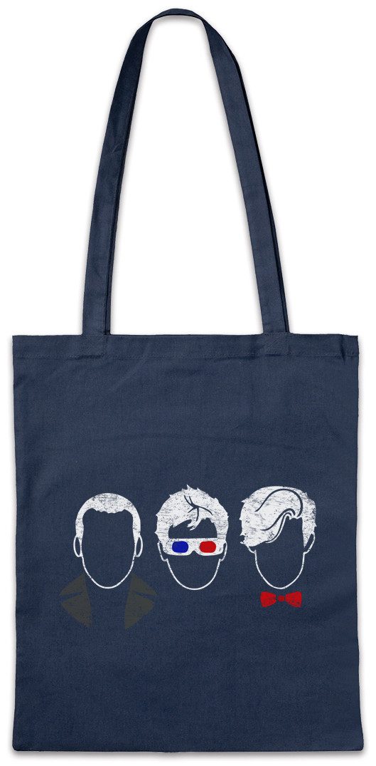 Urban Backwoods Beuteltasche Three Doctors Stofftasche Graham Yasmin Ryan Doc Doctor Doktor Dr. Fun (1-tlg), Telefonzelle Who Phone Booth