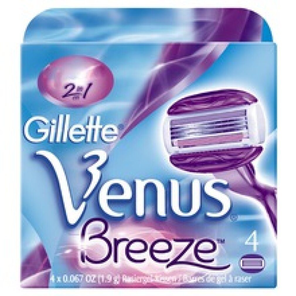 Gillette Rasierklingen Gillette Venus Breeze Ersatzklingen (4er Pack)